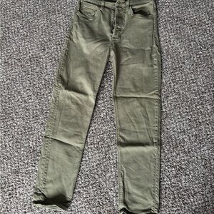 Denim Forum Sage High-Rise Slim Jeans